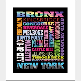 Bronx New York Neighborhoods Pride Gifts Posters and Art